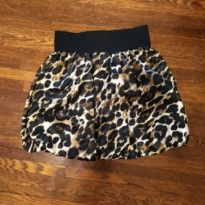 EUC leopard print A. Byer skirt
